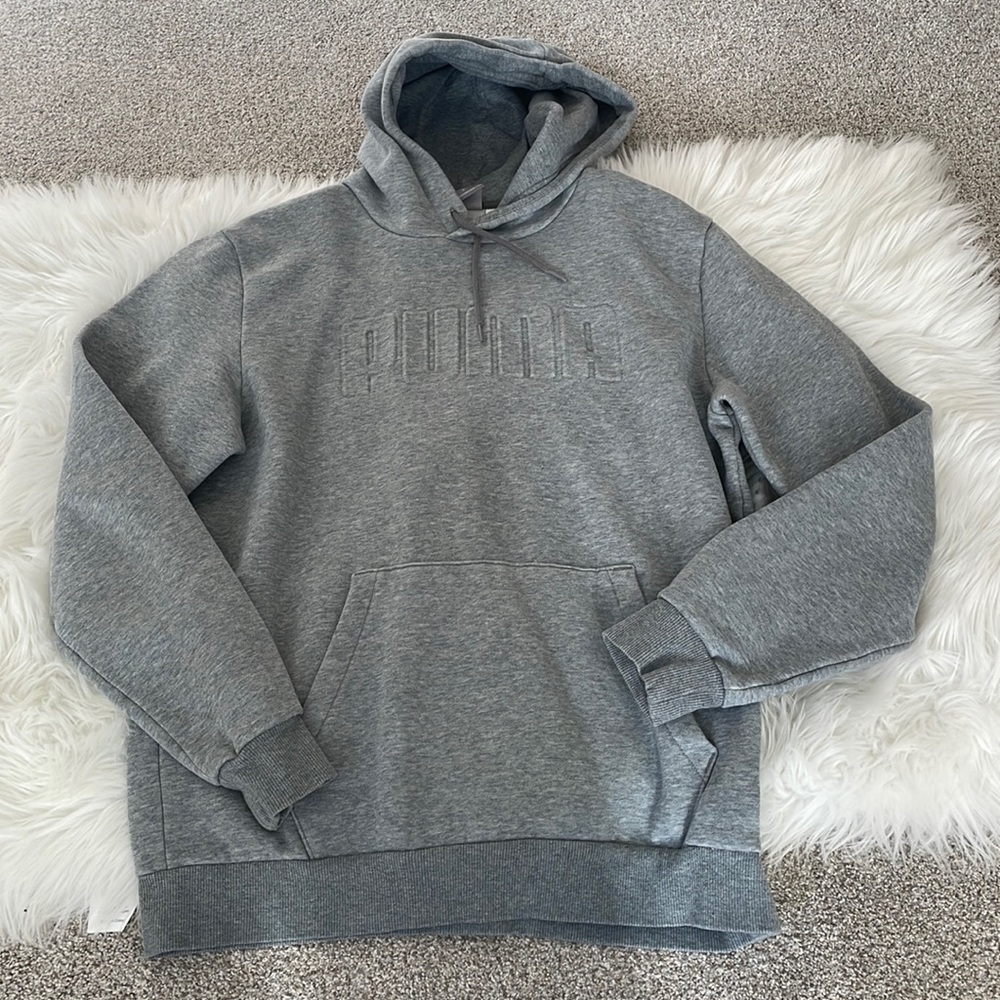 Men’s Size M Grey Puma Sweatshirt
